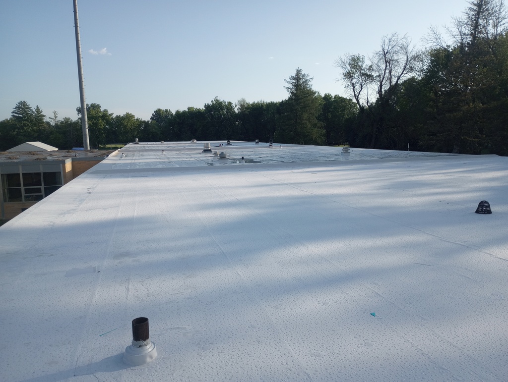 East wings roof completed.