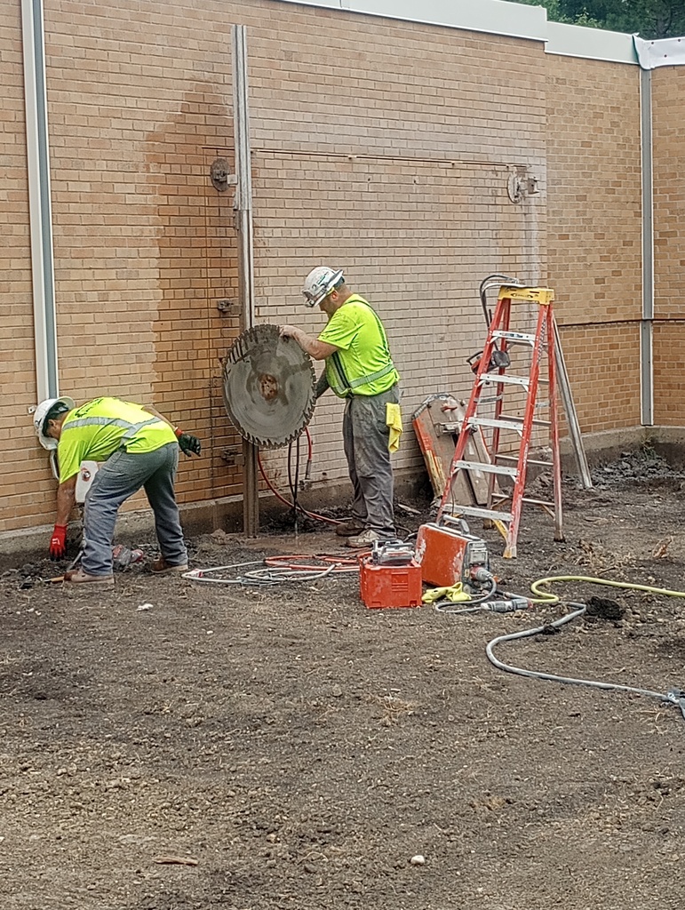 Cutting of openings.