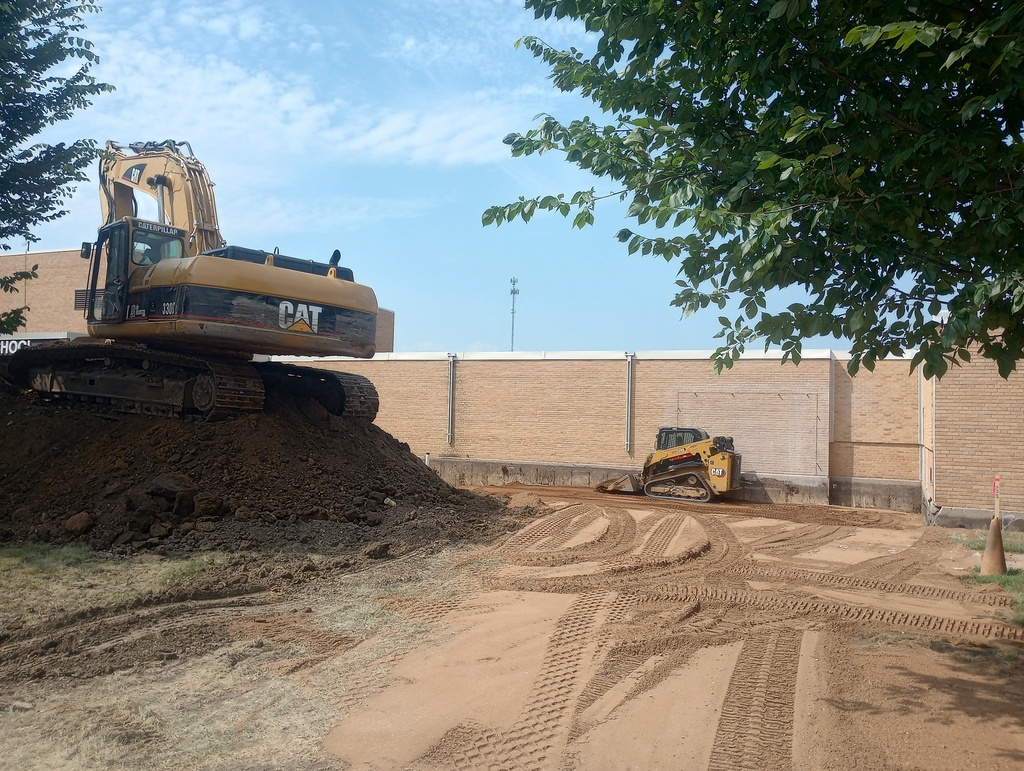 Excavation and soil corrections  south side.