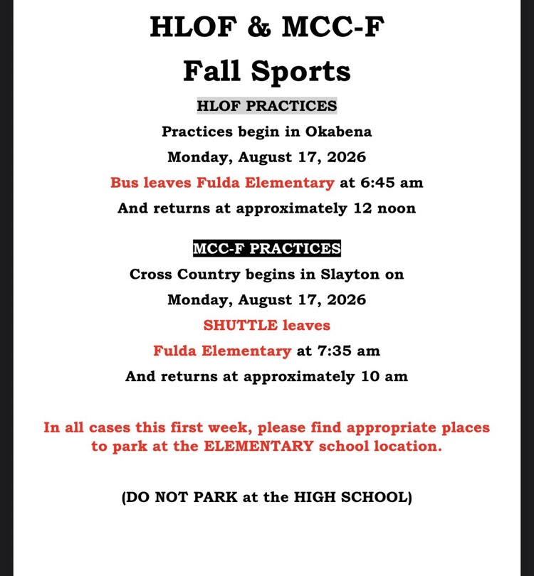 fall sports