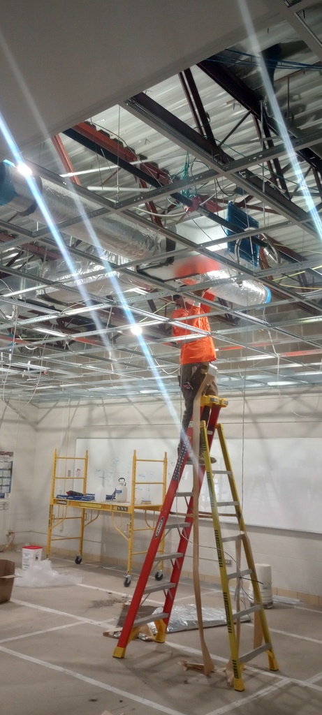 Insulating HVAC components and ductwork.