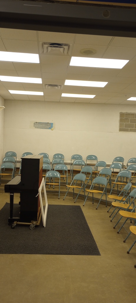 FHS Choir Room ready for the start of the school year.