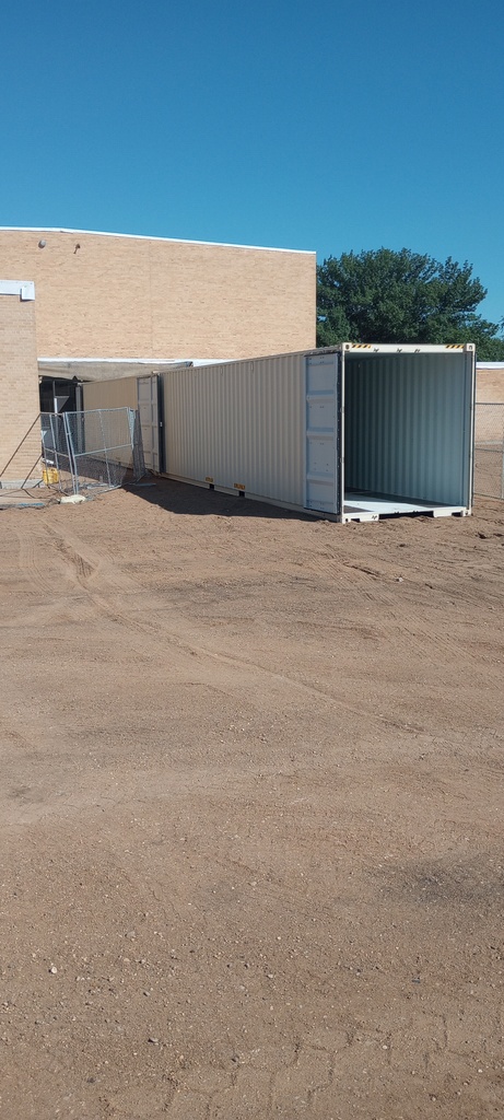 Temporary public entry into the building through the west Lobby/Gym entrance.