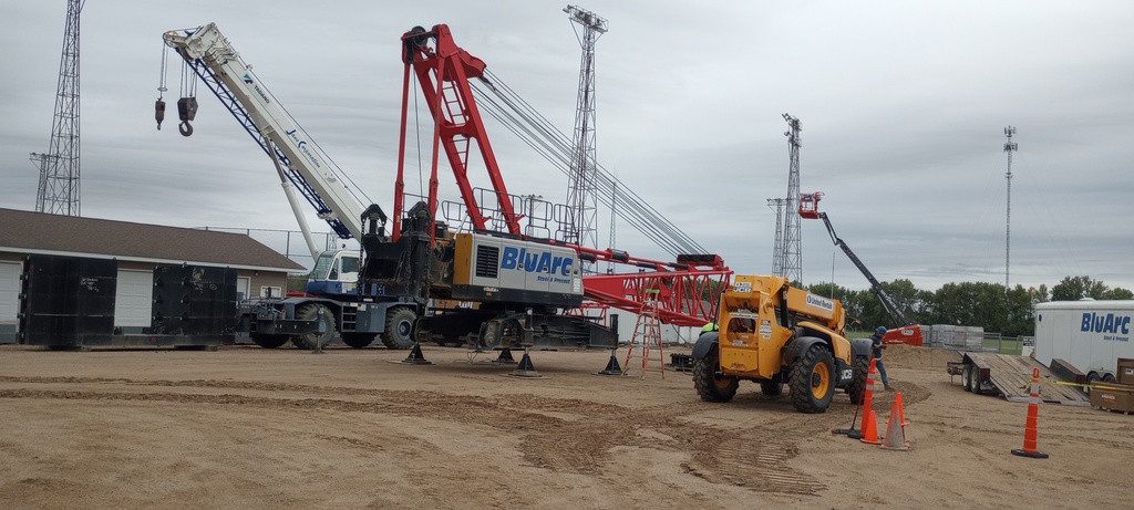 Crane assembly.