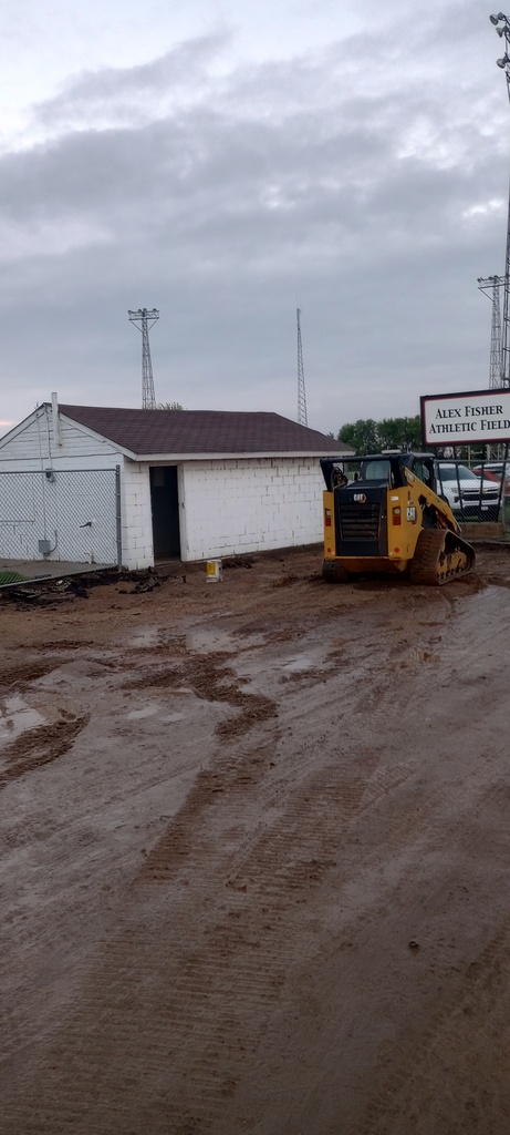 Old Concession / Summer Recreation building at Fulda High School.  Beeck's Gravel and Excavating.