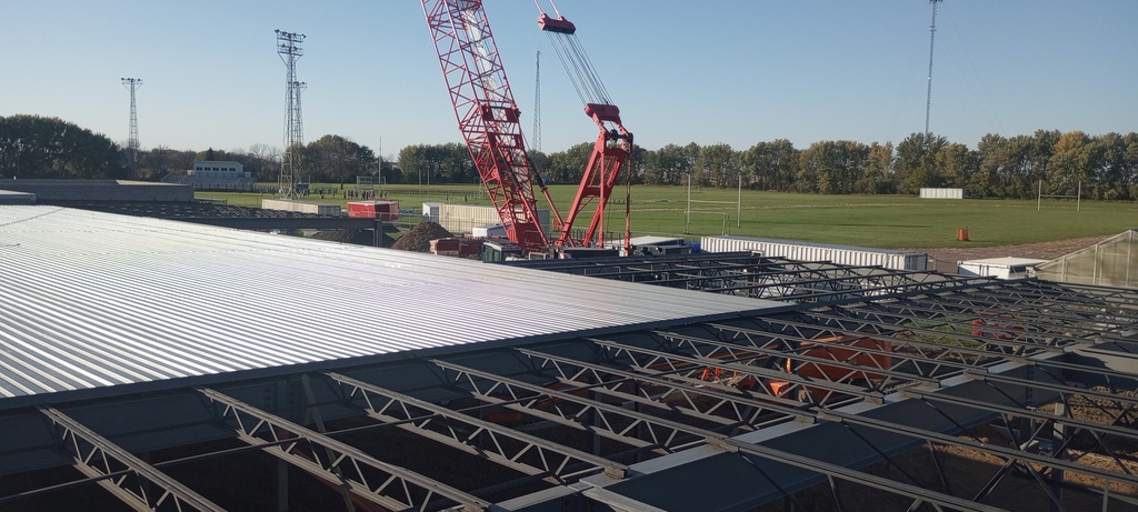 Roof decking North Addition.