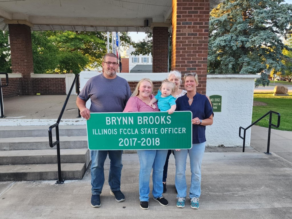 Brynn and her family.