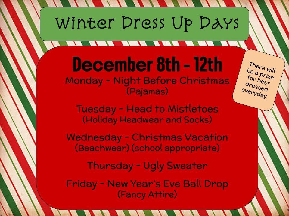 Winter dress up days