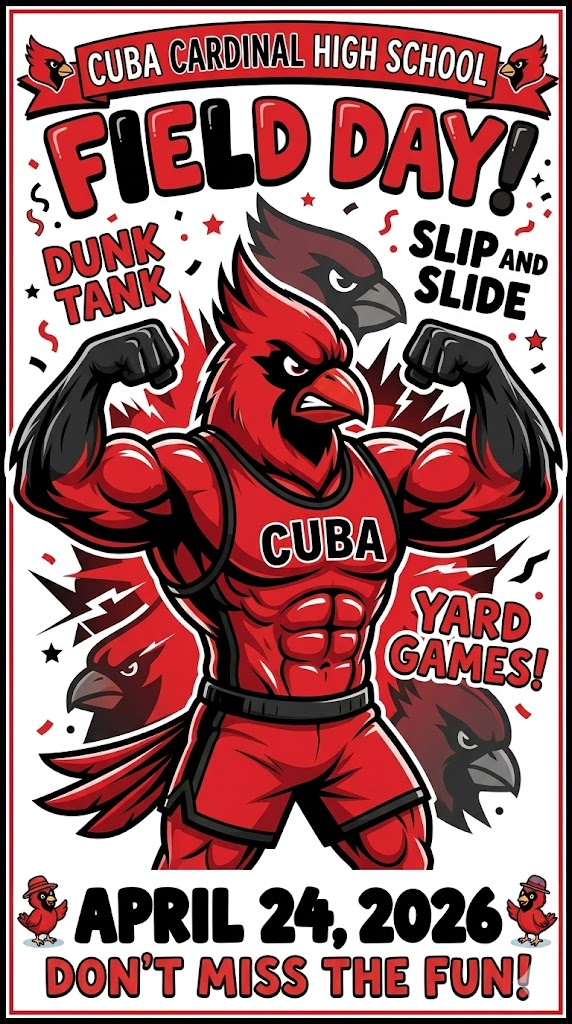 Flexing Cardinal with April 24, 2026 as the event date