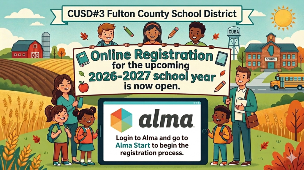 You can now register students for the upcoming 2026-27 school year. You will need to login to Alma and go to Alma Start to begin the registration process. Click the name of the student and the button for "Begin New Process"