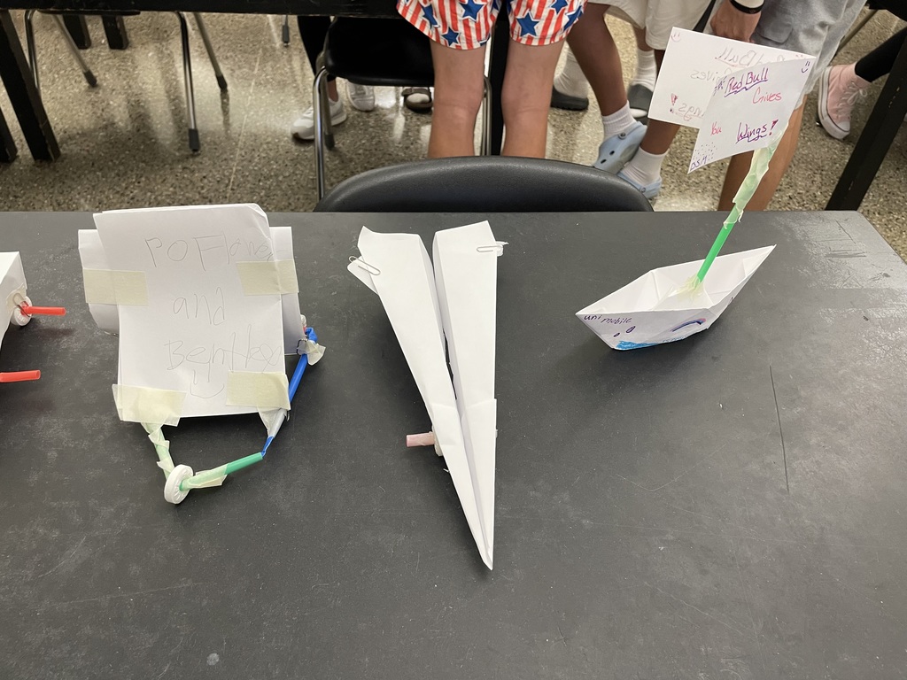 Students puff mobiles are shown