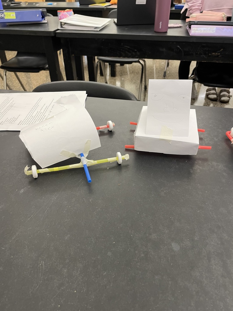 Students puff mobiles are shown