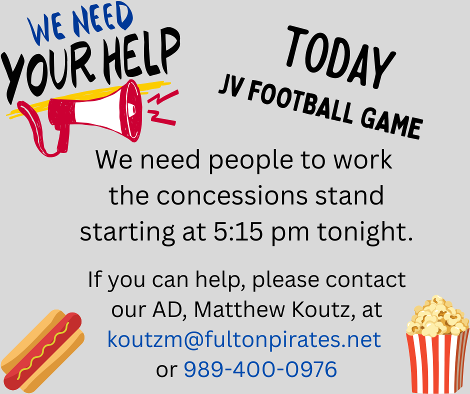 Concessions Volunteers