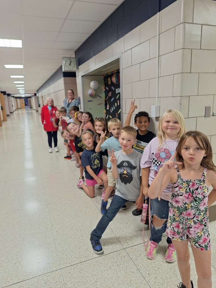 First graders meet the mailman!