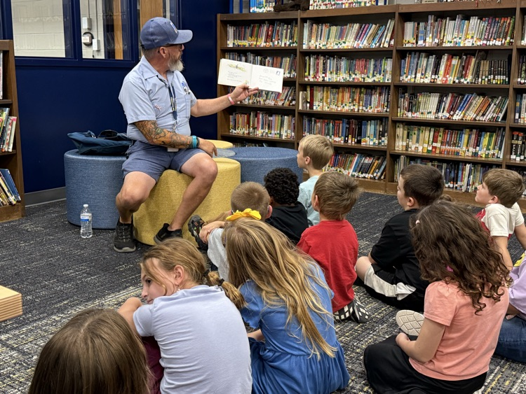 First graders meet the mailman!