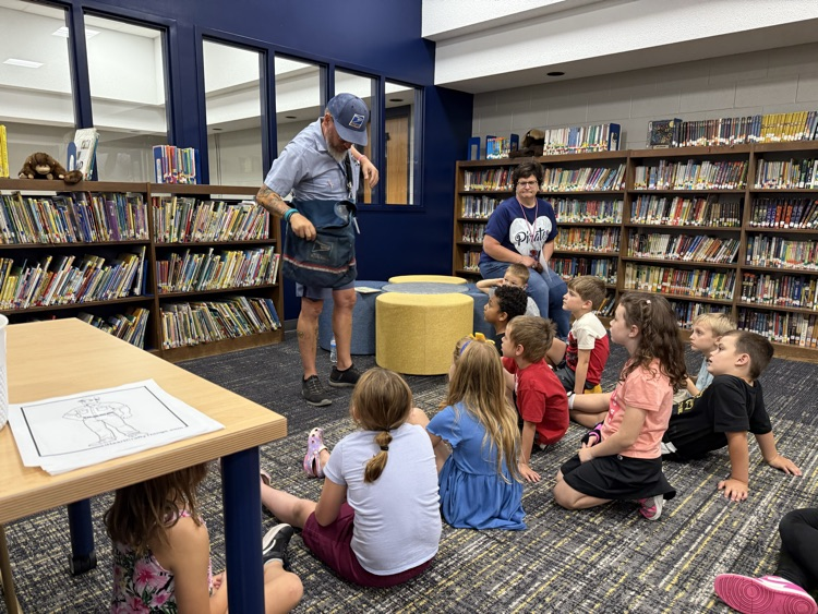 First graders meet the mailman!