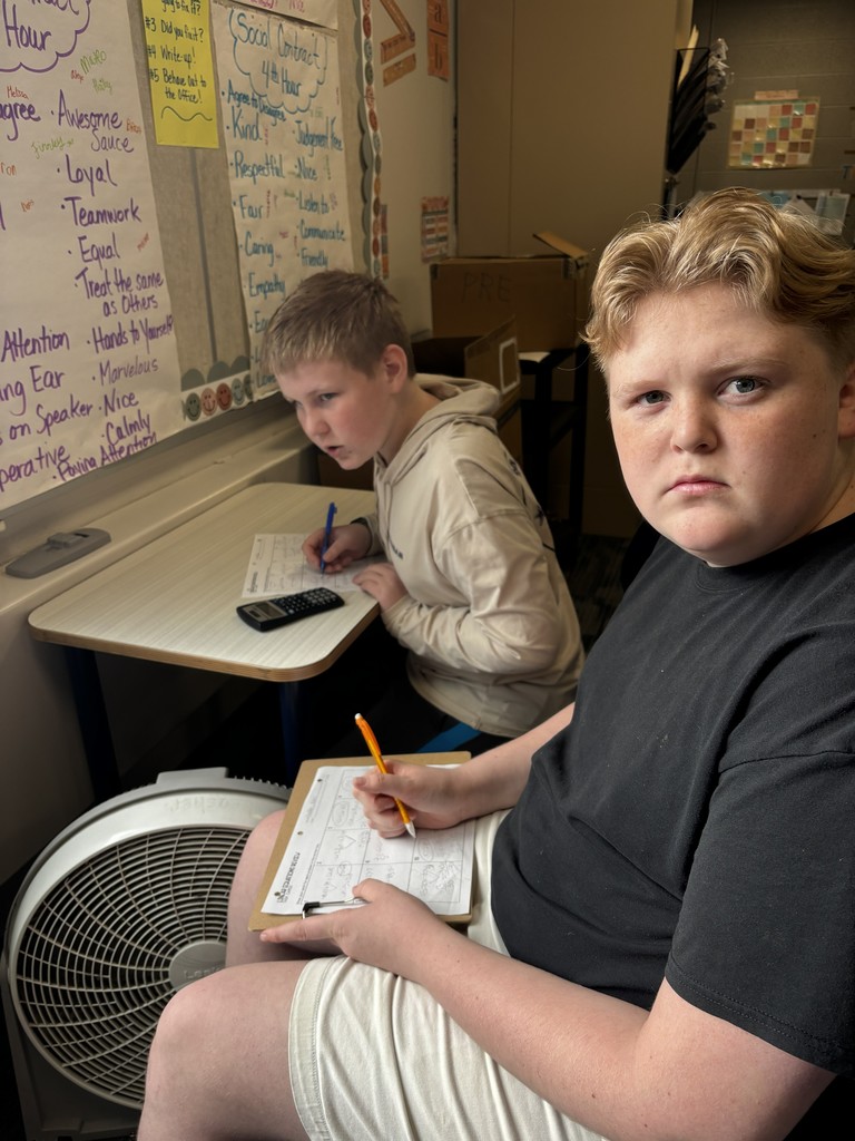 Center Work for 8th Grade Math Students