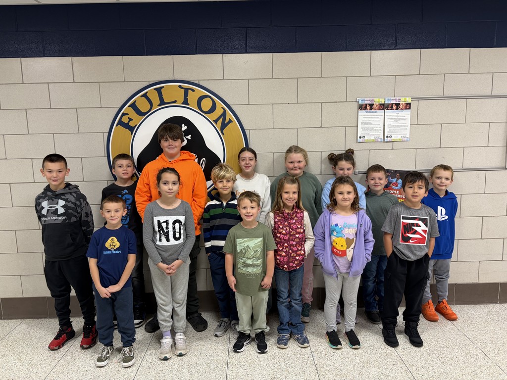 October Students of the Month at Fulton Elementary