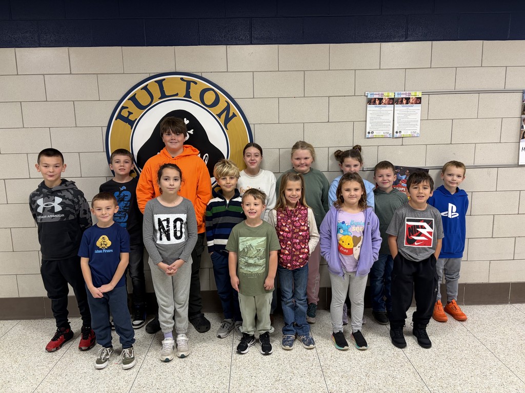 October Students of the Month at Fulton Elementary