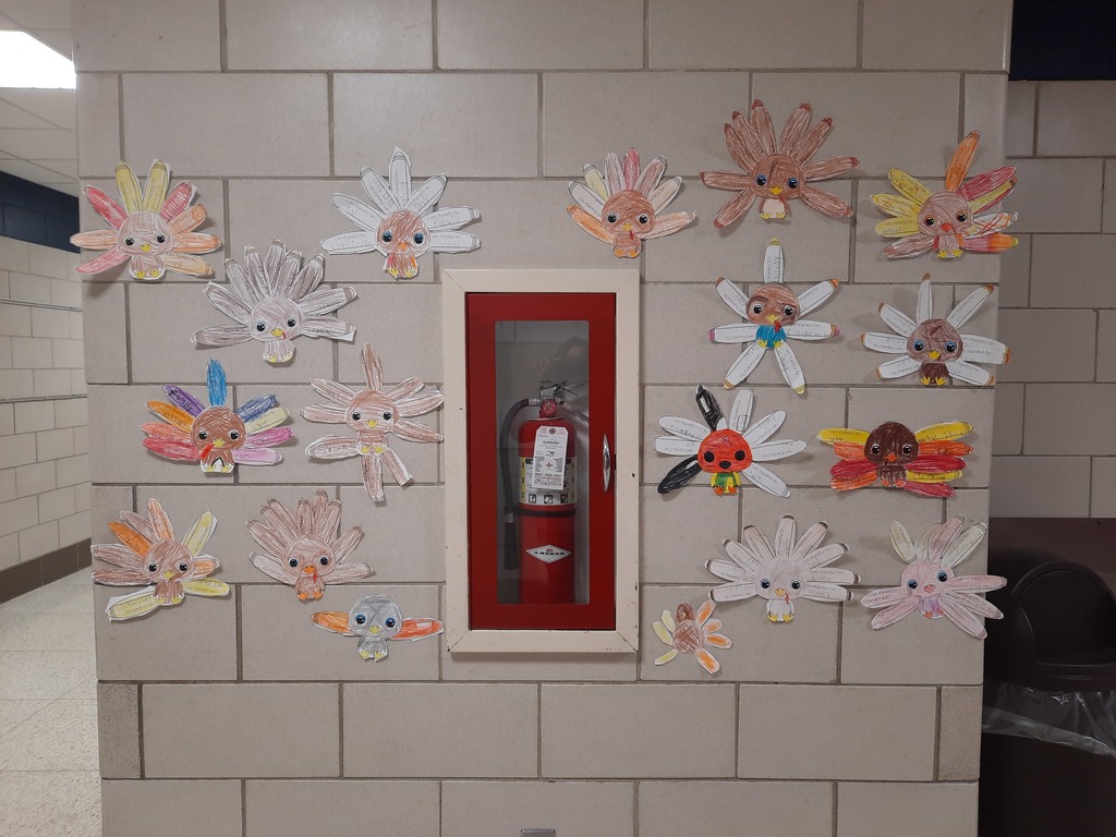 "I'm Thankful" turkeys