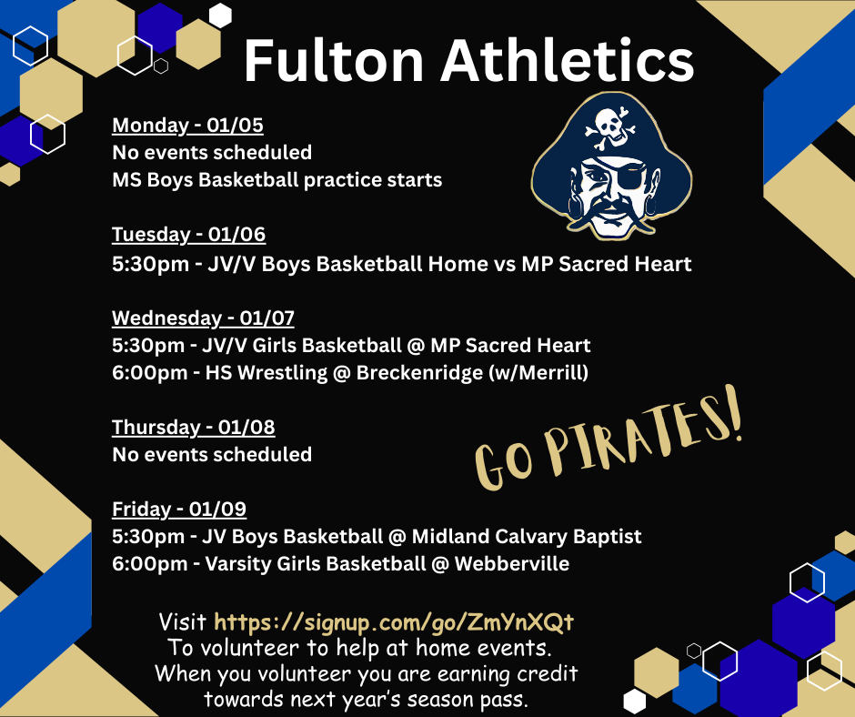Athletic Schedule