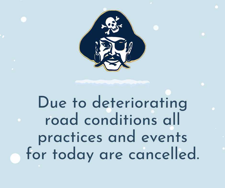 Due to deteriorating road conditions
