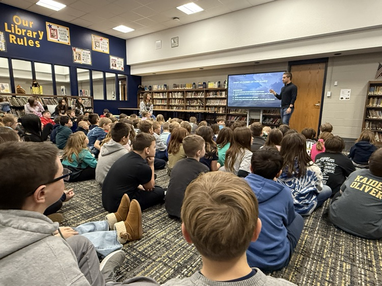 Students got to visit with Meteorologist Chris Easlick from WNEM