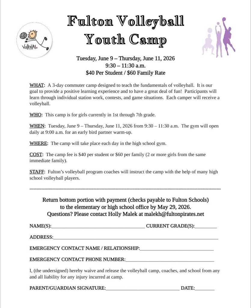 Fulton Volleyball Youth Camp