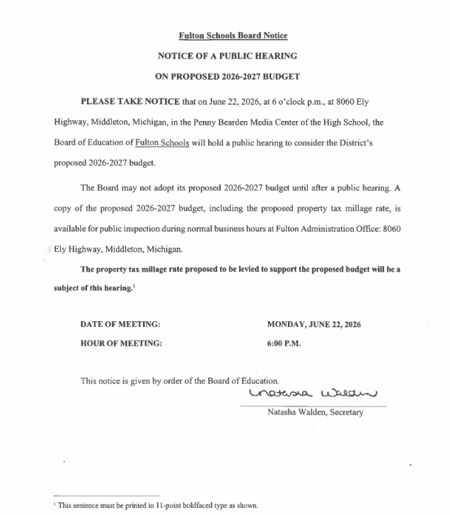 Public Notice