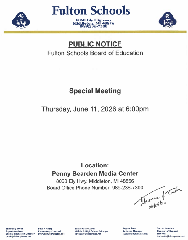 Public Notice