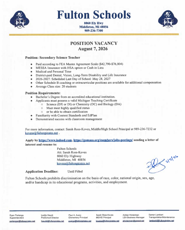 job posting