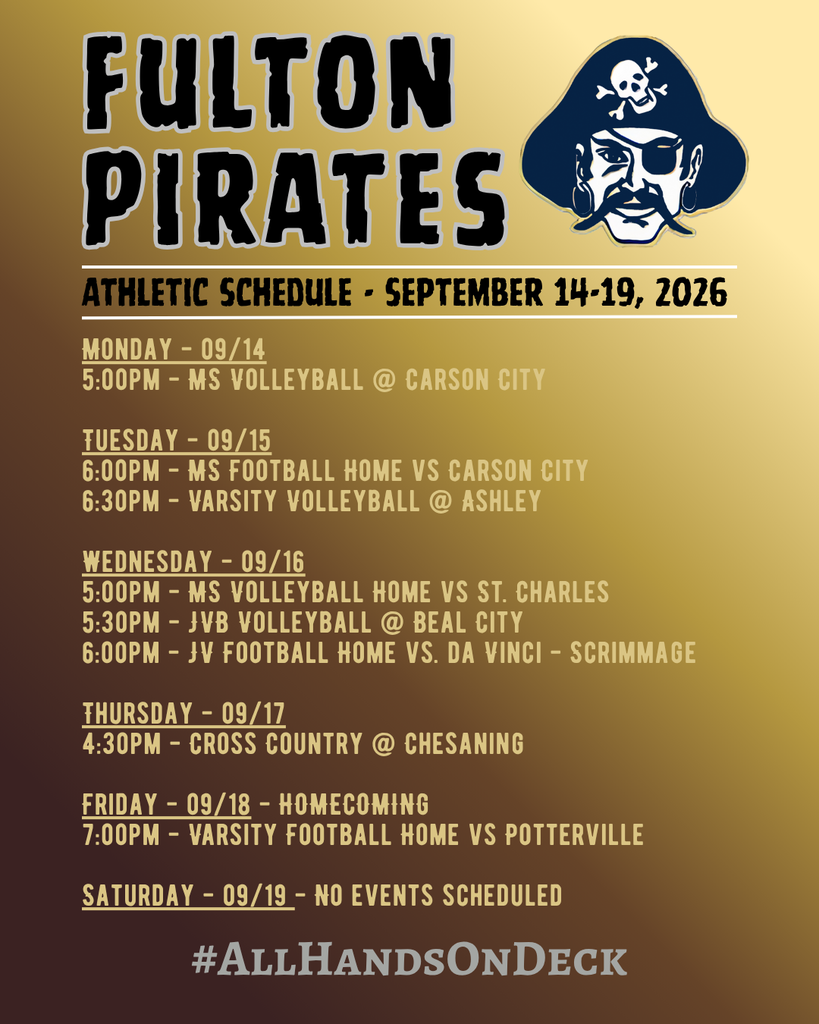 athletic schedule