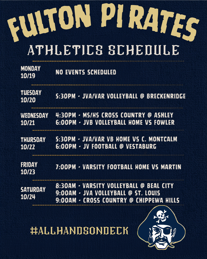 weekly schedule