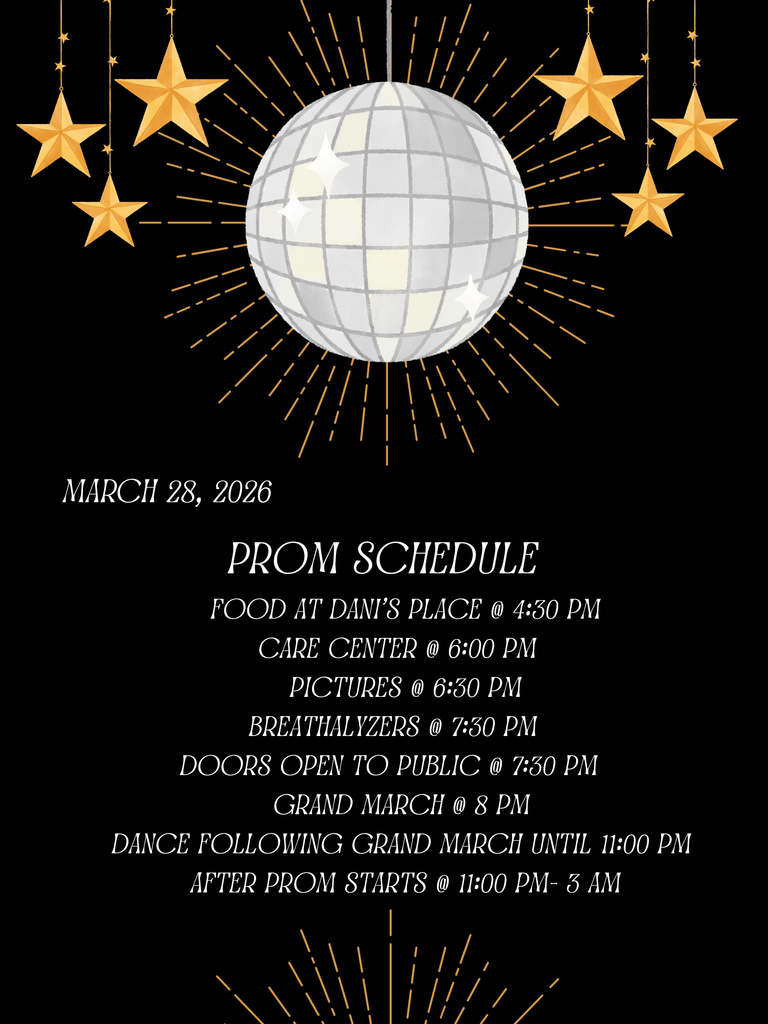prom schedule 