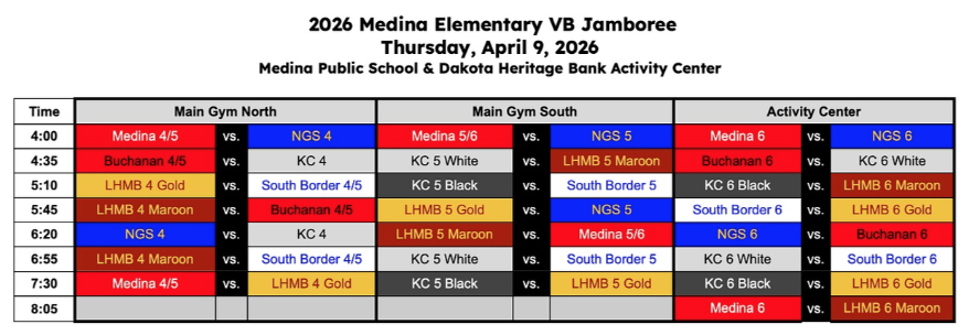 Elementary Girls Volleyball Jamboree