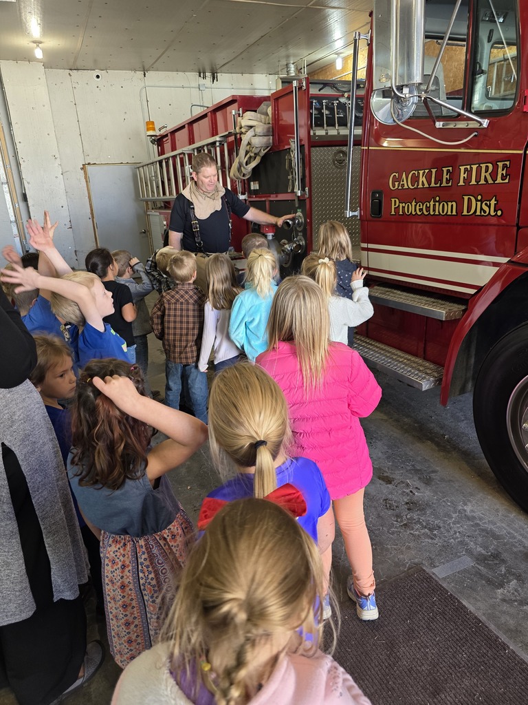 checking out the firetruck 