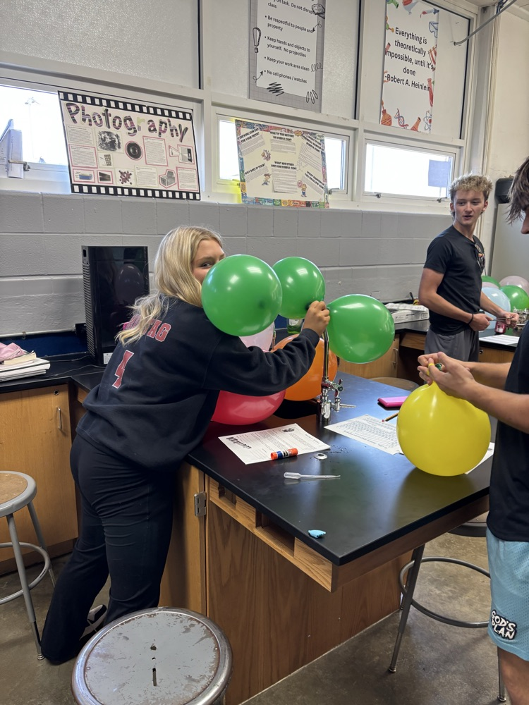 making making 6 moles of air in balloons