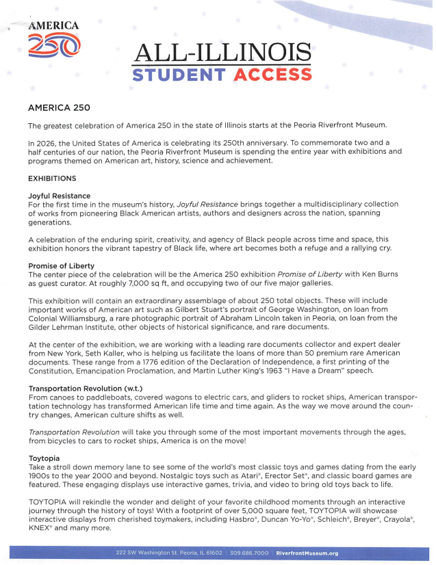 Peoria Riverfront Museum Event