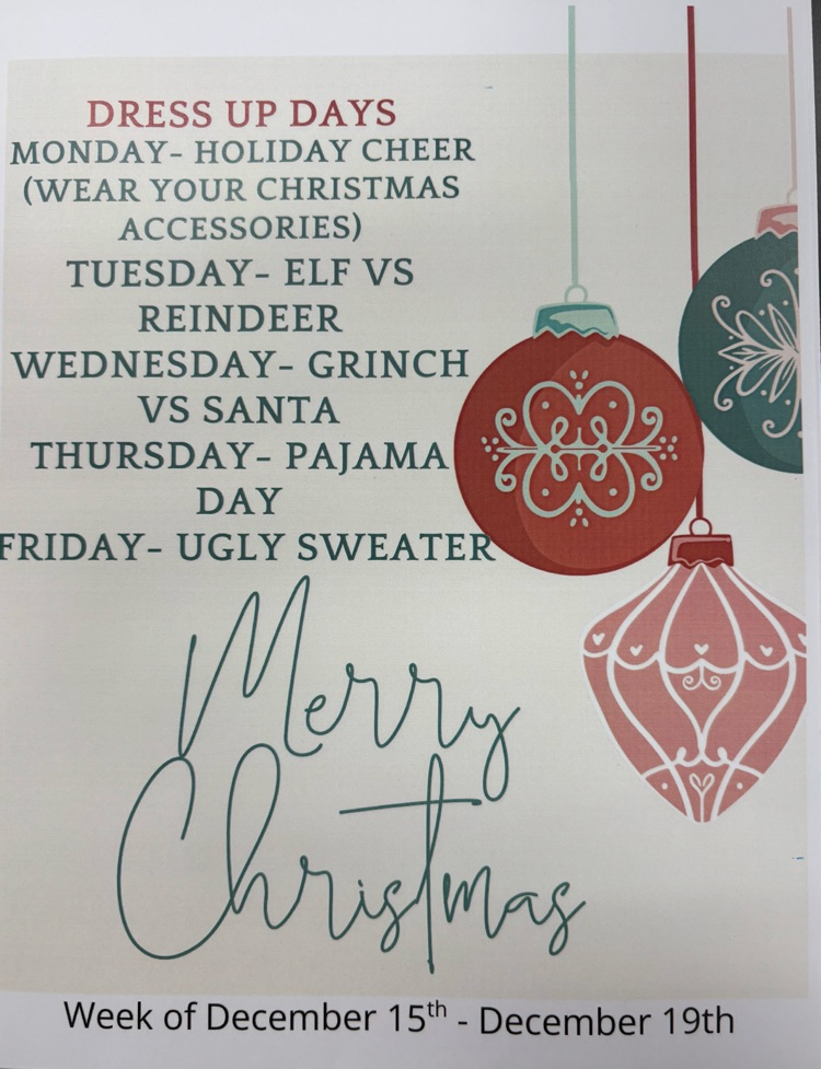 2025 Christmas dress up days