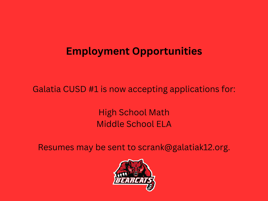 Employment Opportunities