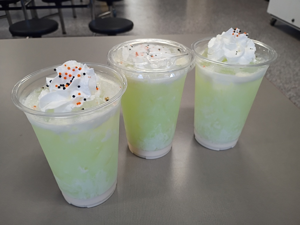 Since it is October, we are trying a Caramel Apple Dirty Soda!!