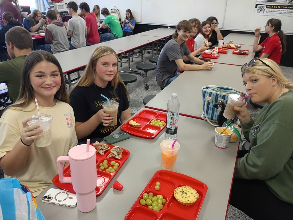 Some of our high school students that purchased dirty sodas today!