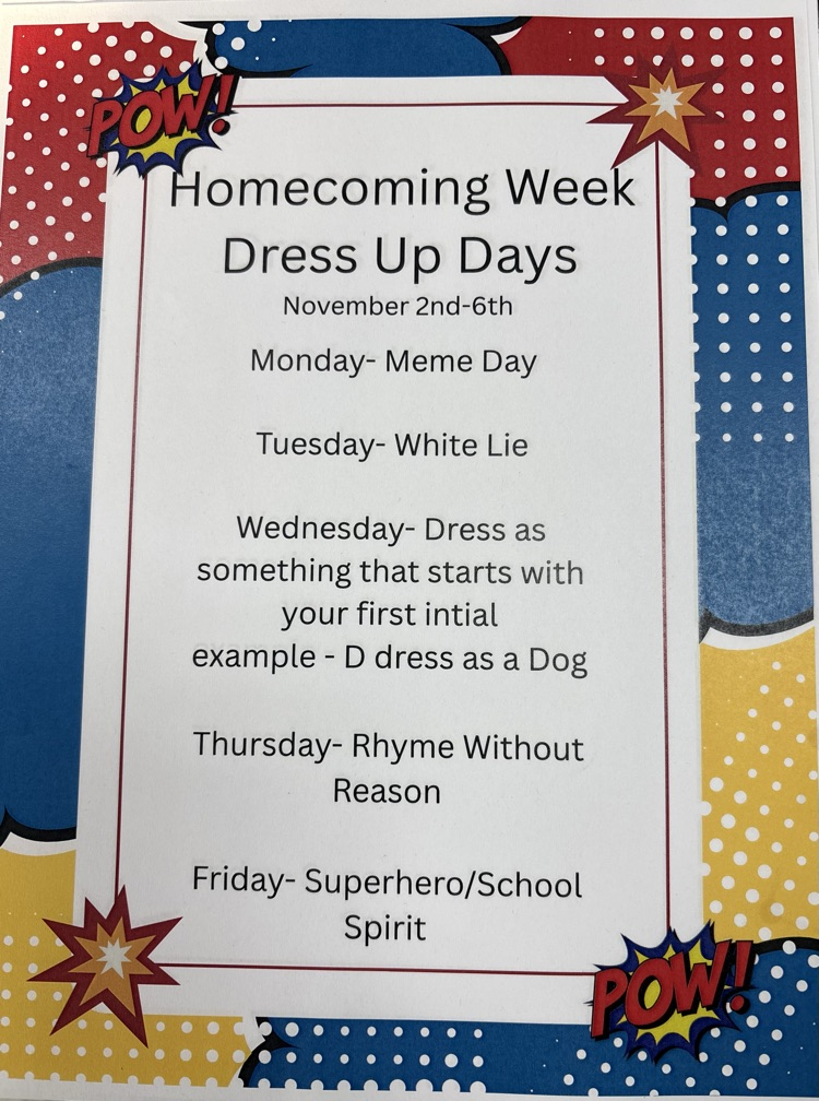 26-27 hoco dress up days