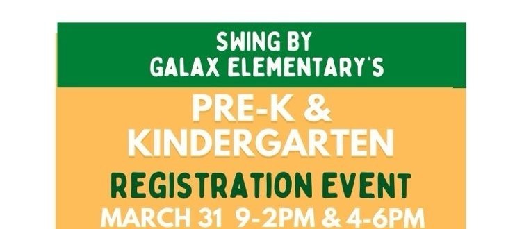 English PK and K Registration