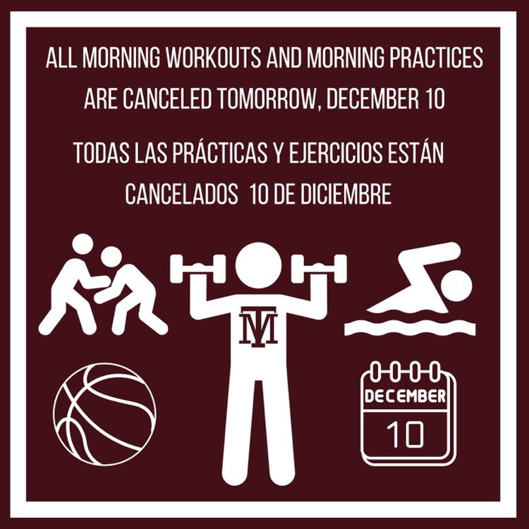 12.10 workouts canceled