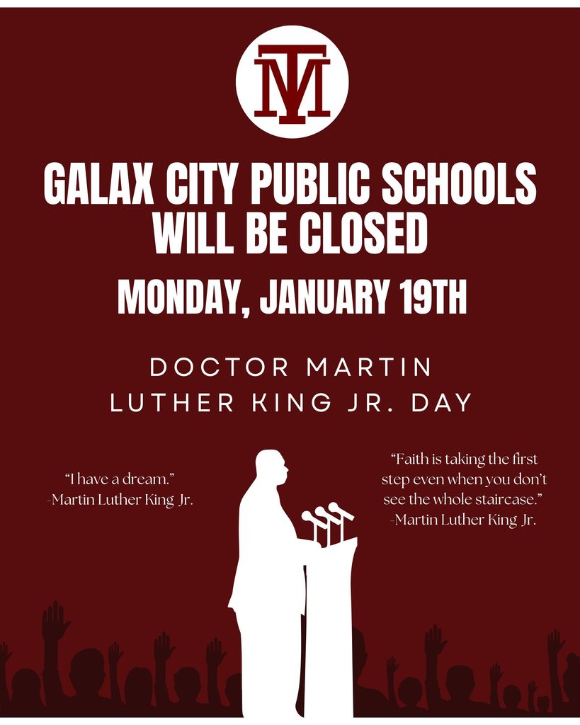 Close 1/19 MLK Jr. Day
