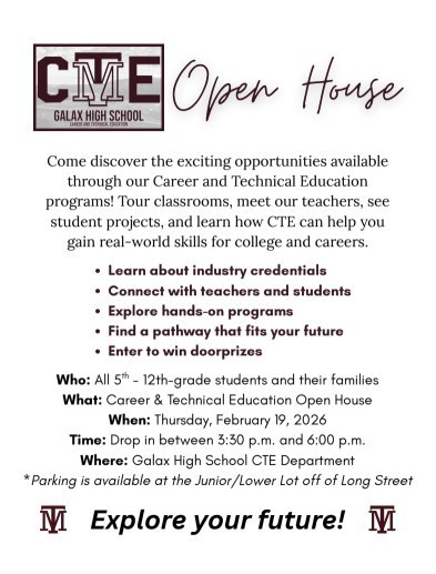 CTE Open House 2026