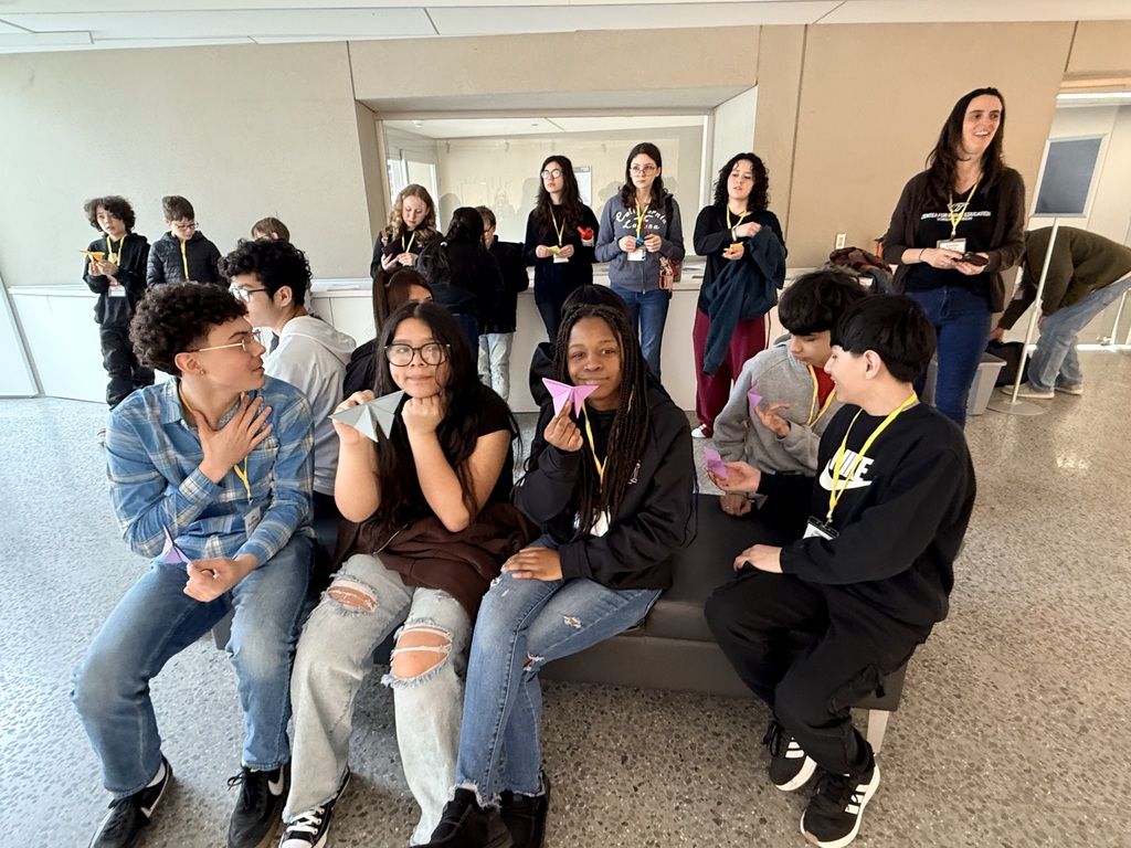 Butterflies for a community art project