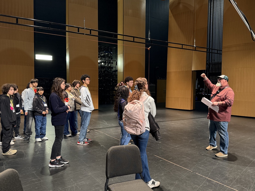 On the stage at FIFE Theater