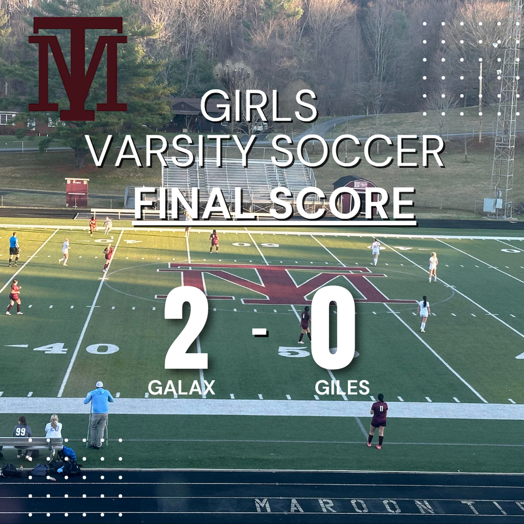 Girls Soccer vs Giles Score